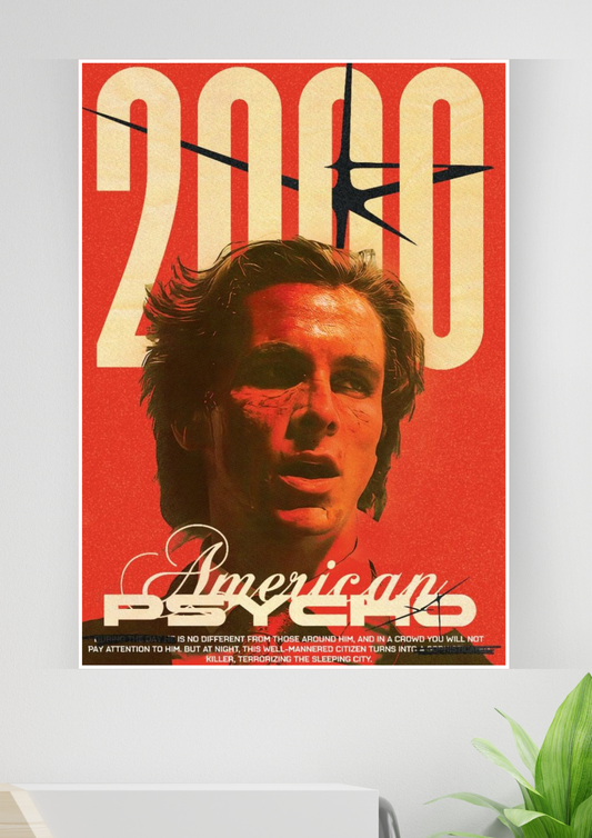 Vintage 2000 Psycho | Movie Poster GenZCustom
