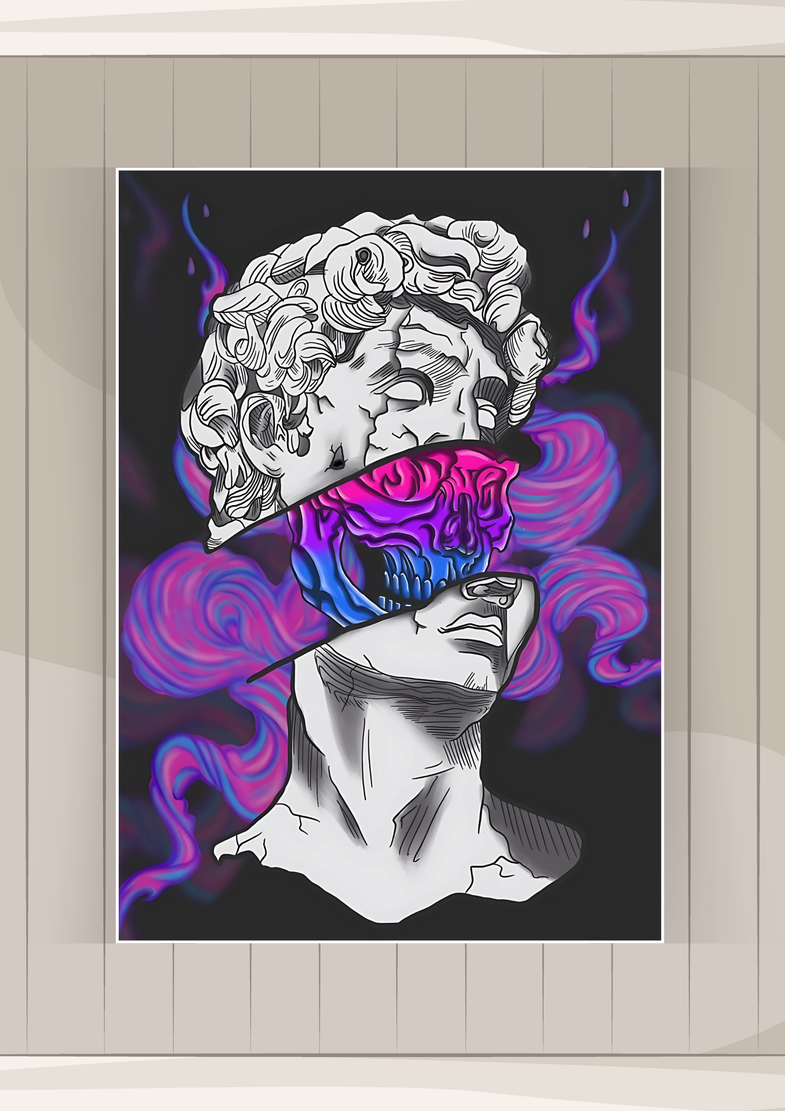 King David Poster | Cartoon Posters GenZCustom