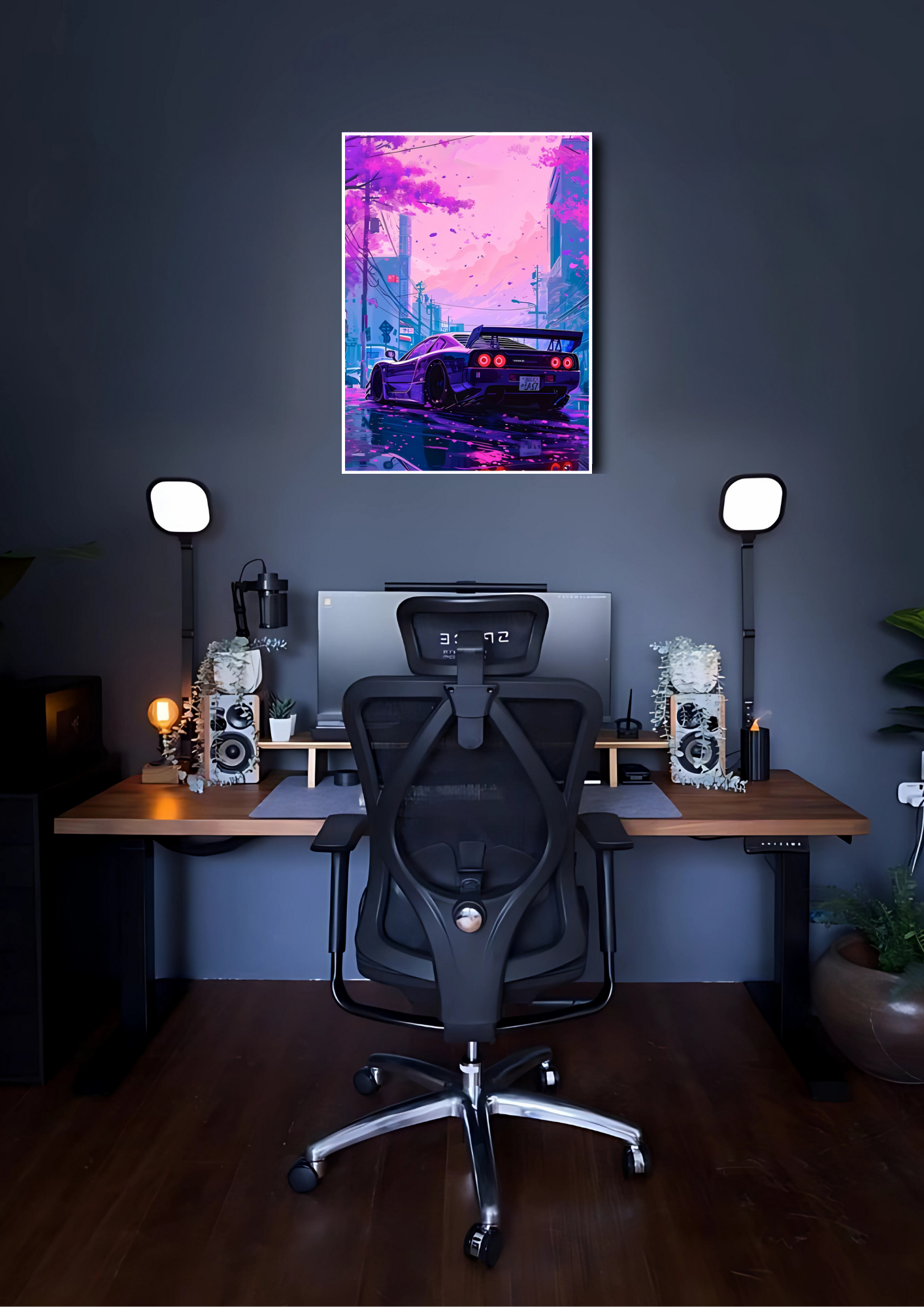 Neon GTR Drive Poster | Car Poster GenZCustom