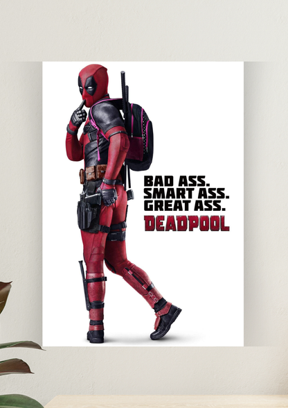 BAD | SMART | GREAT ASS Deadpool #2 Poster | Deadpool | MARVEL POSTER 