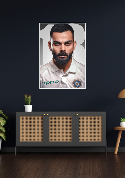 Virat Kohli 18 Epic Poster | Cricket Posters GenZCustom
