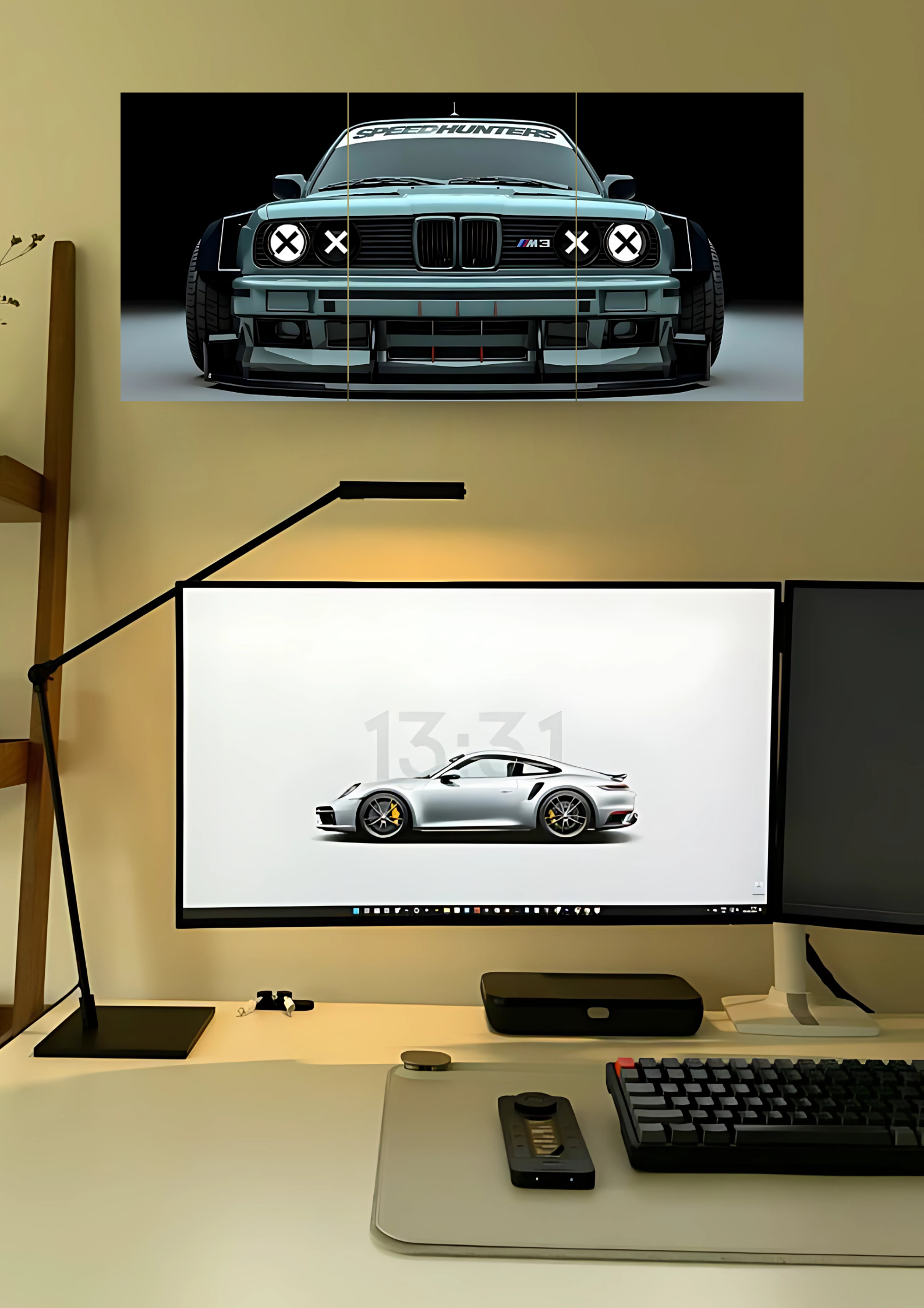 BMW 3 Series E30 Poster | Split Design Poster | Pack Of 3 GenZCustom