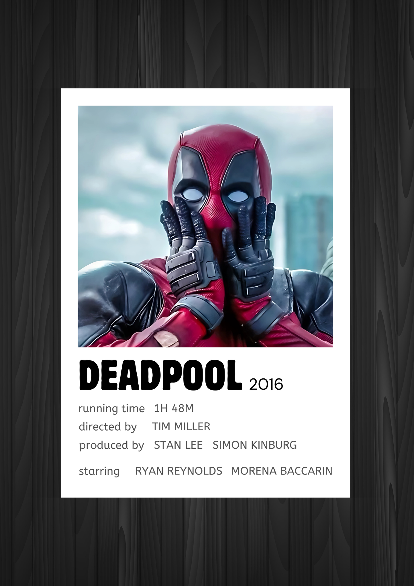 Deadpool 2016 | Movie Poster GenZCustom