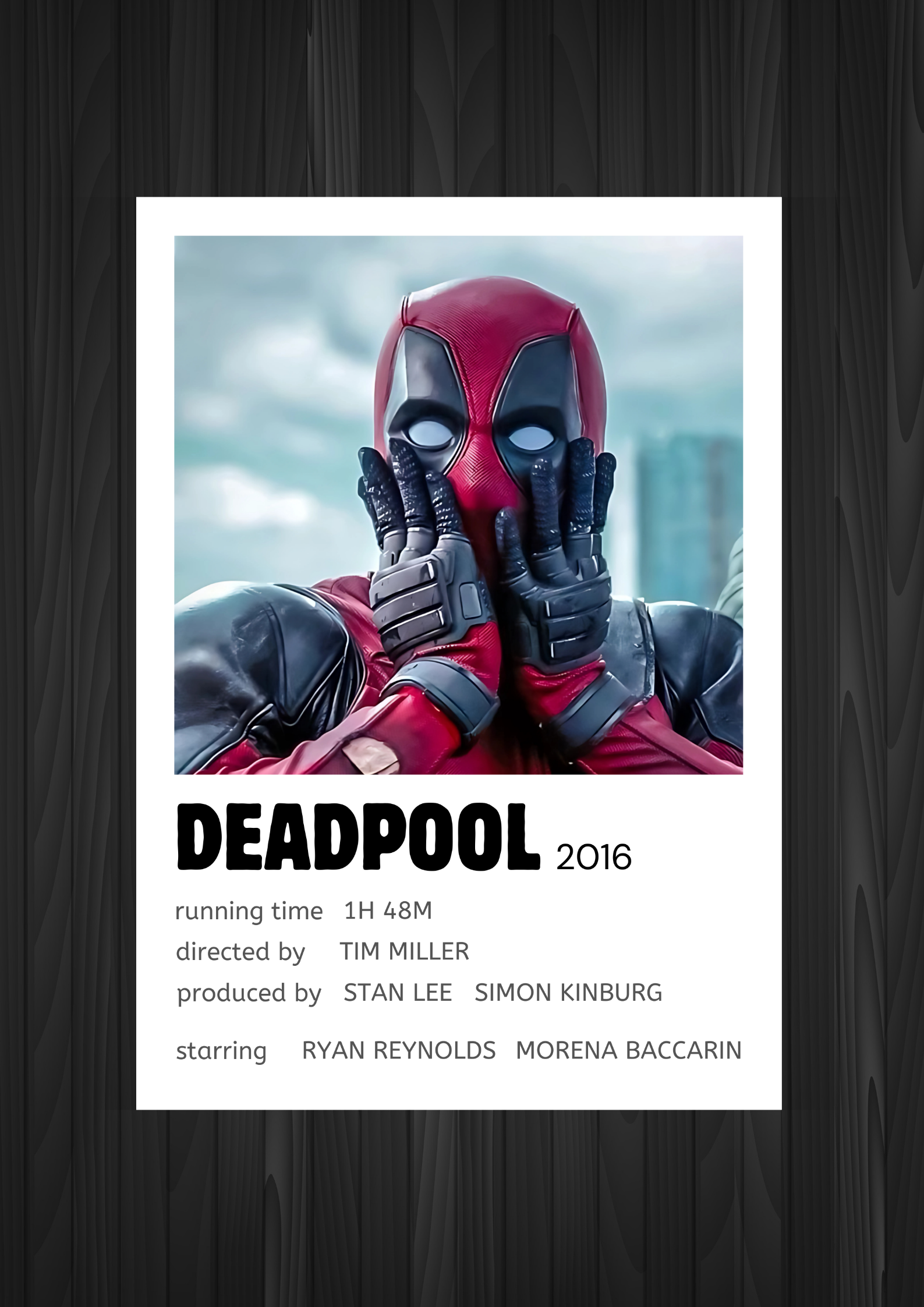 Deadpool 2016 | Movie Poster GenZCustom