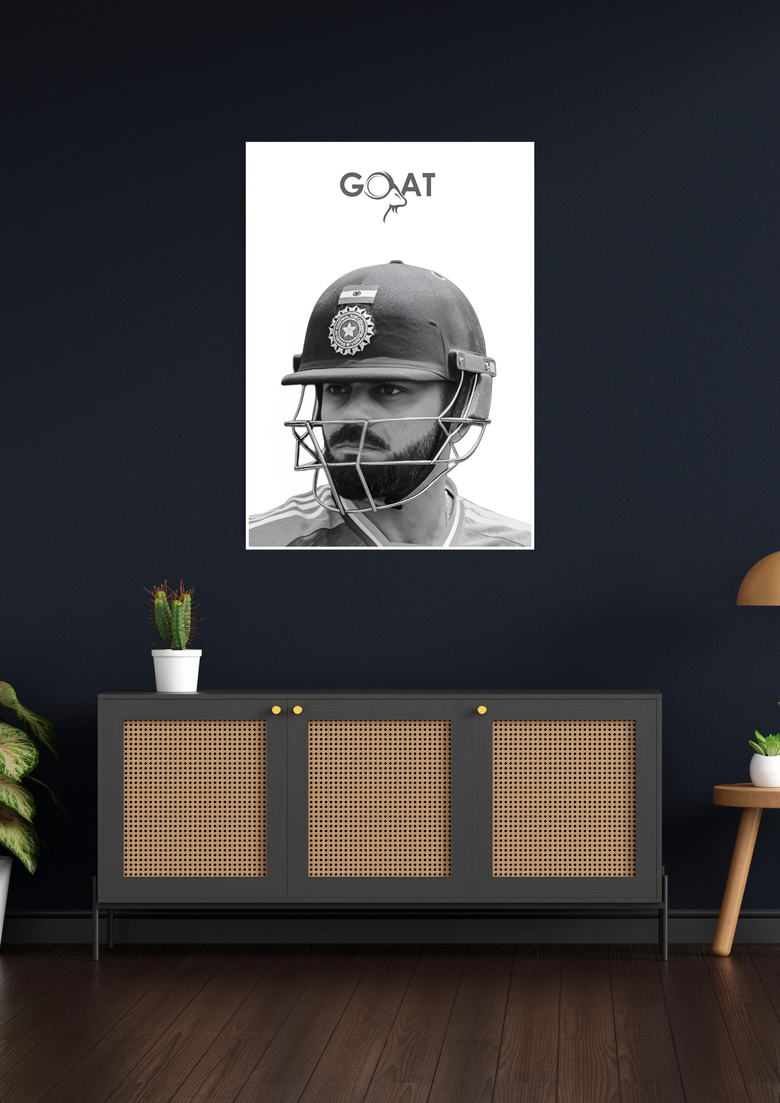 Virat Kohli Goat Artwork | Cricket Posters GenZCustom