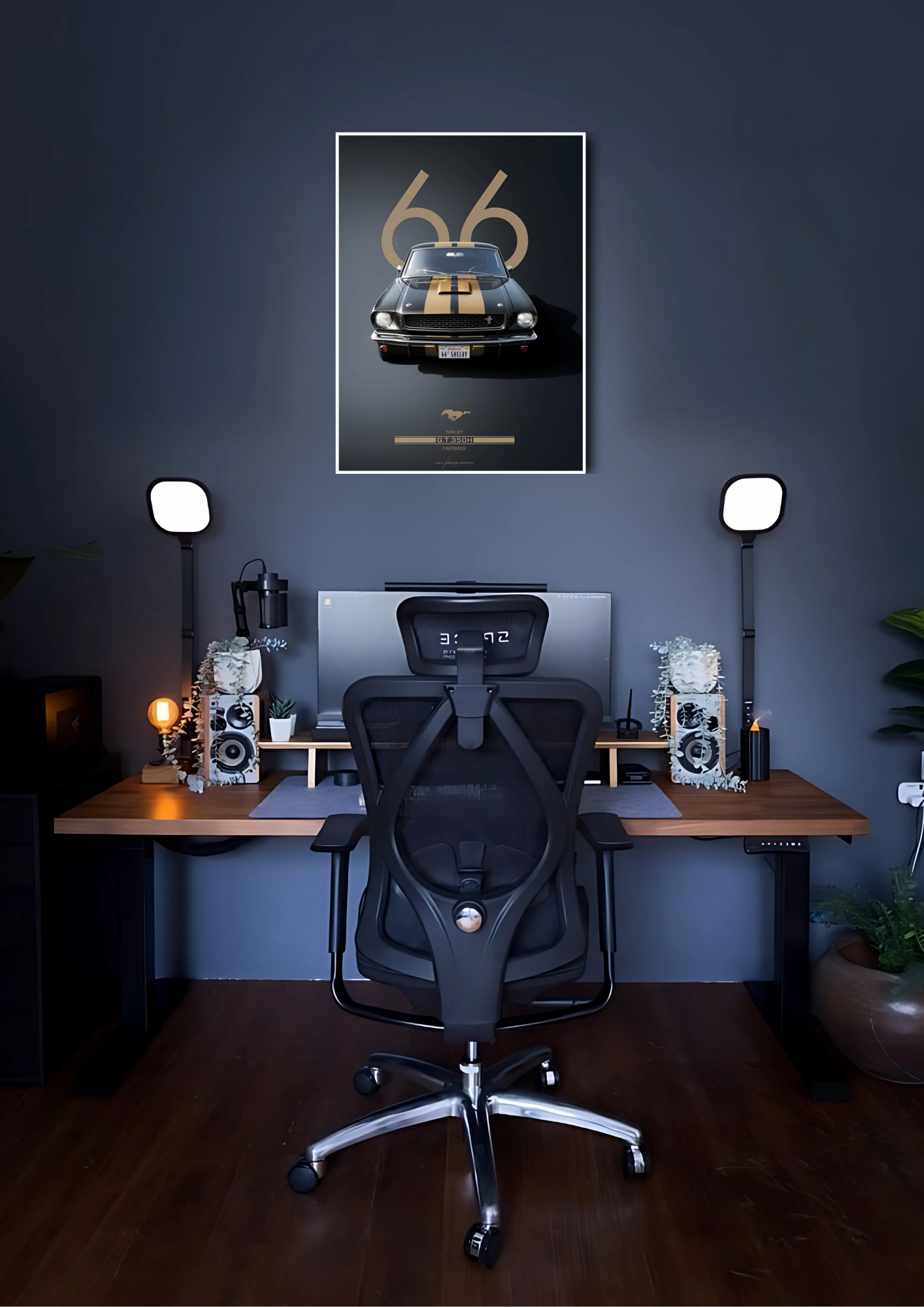 Classic Ford Mustang 1966 | Wall Poster GenZCustom