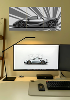 Spania GTA Spano Poster | Split Design Poster | Pack Of 3 GenZCustom