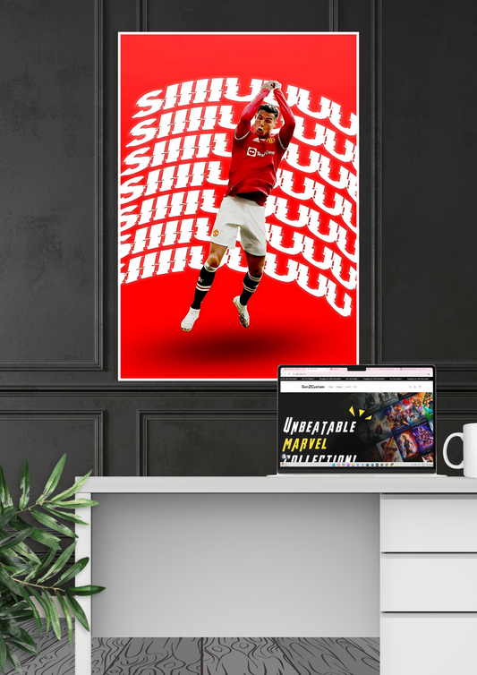 Ronaldo SIIIIUUUUUUU Poster | Football Poster