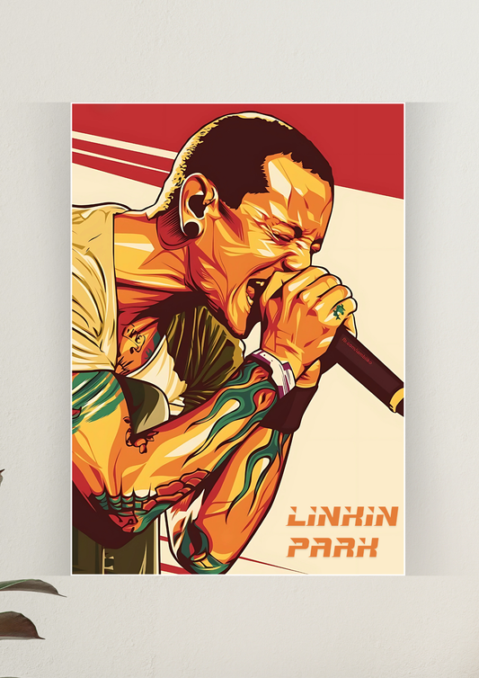 Epic Chester Bennington Artwork | Music Artist Poster