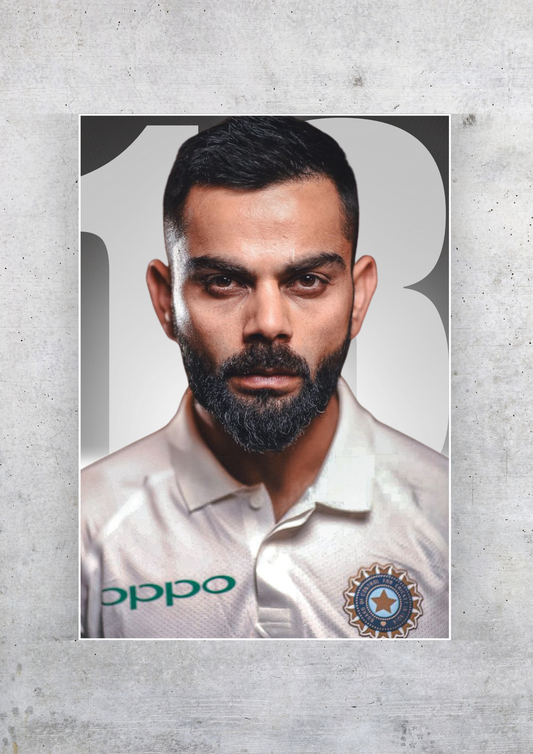 Virat Kohli 18 Epic Poster | Cricket Posters GenZCustom