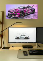 Ford Mustang GT Poster | Split Design Poster | Pack Of 3 GenZCustom