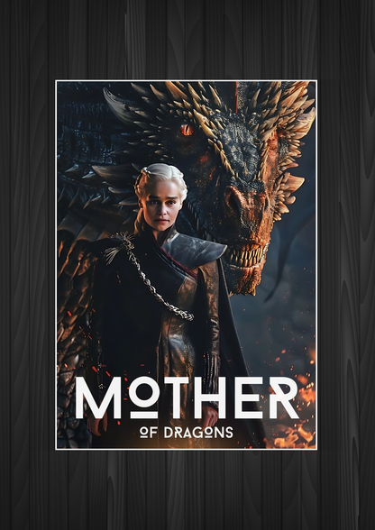 Mother Of Dragons GOT | Movie Poster GenZCustom