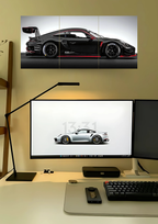Porsche 911 GT3 R (991) #3 Poster | Split Design Poster | Pack Of 3 GenZCustom