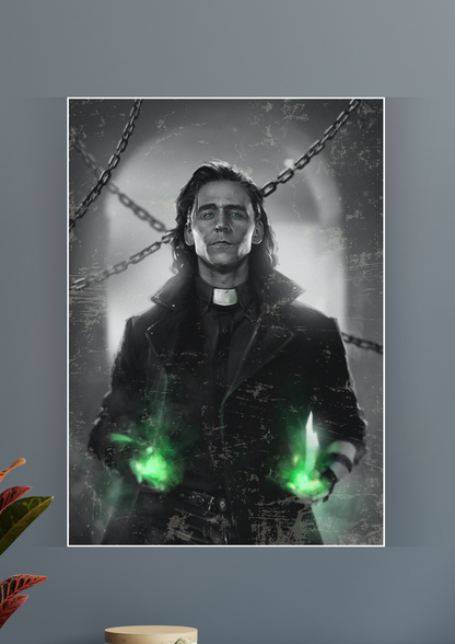 God Loki Vintage Theme Poster | Marvel Posters 