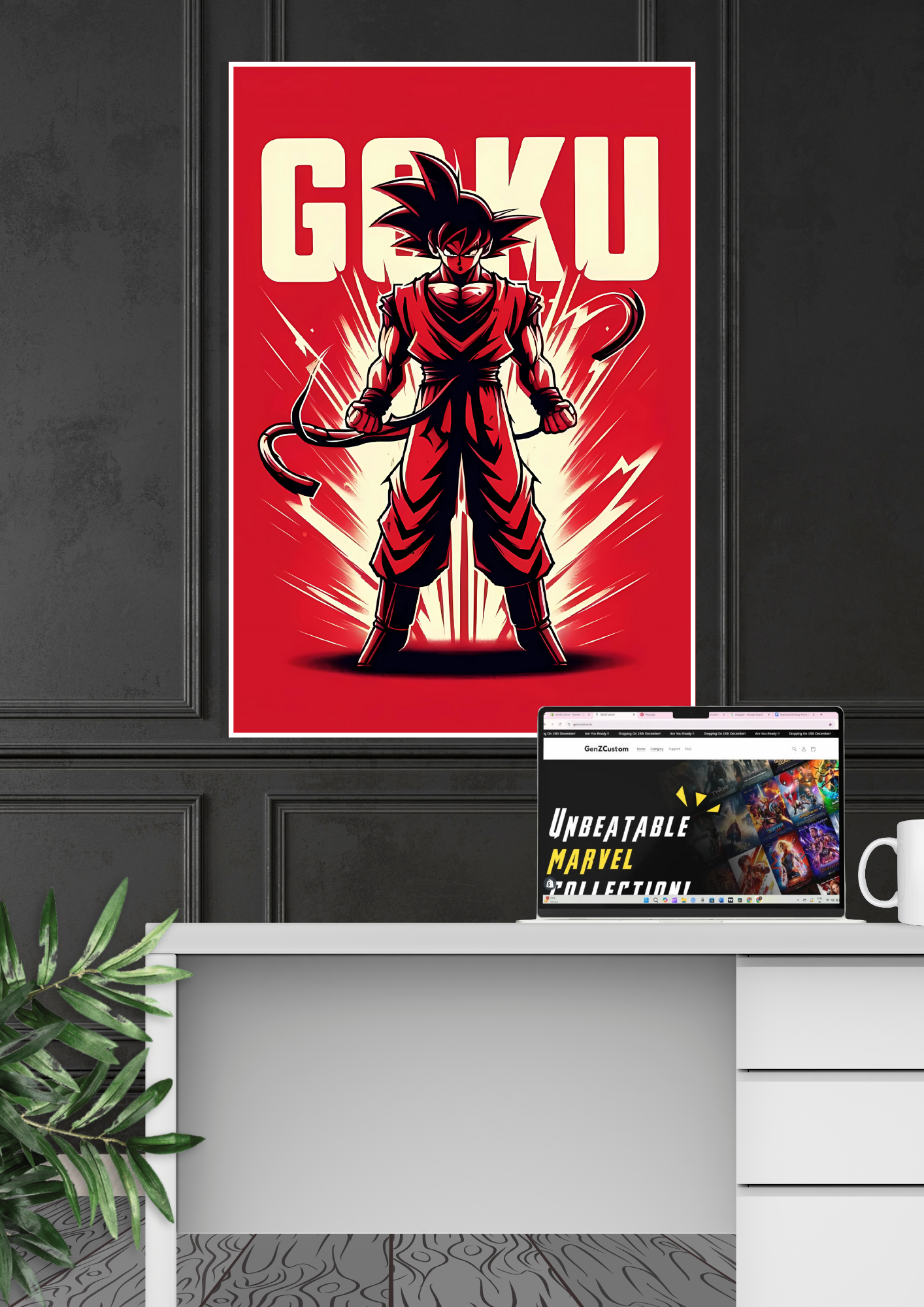 Dragon Ball Z Goku Poster | Anime Posters GenZCustom