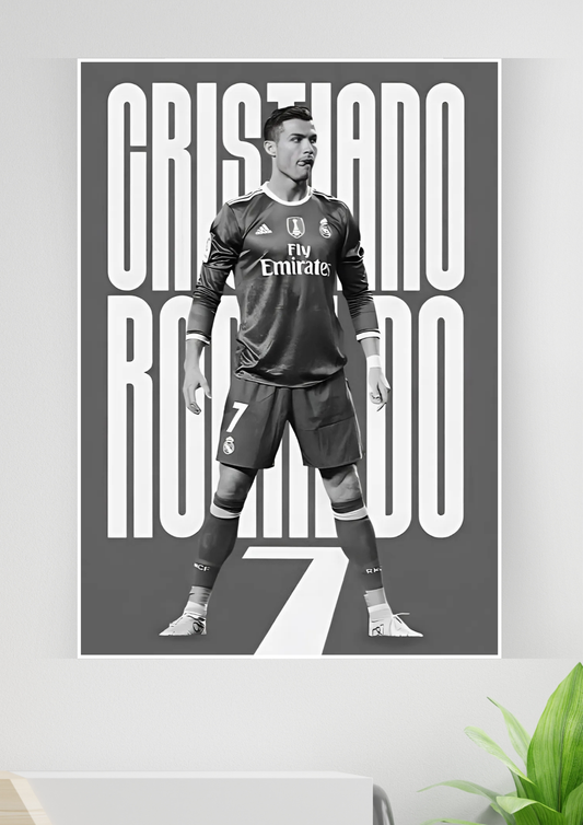 Cristiano Ronaldo Wall Poster | Football Poster GenZCustom
