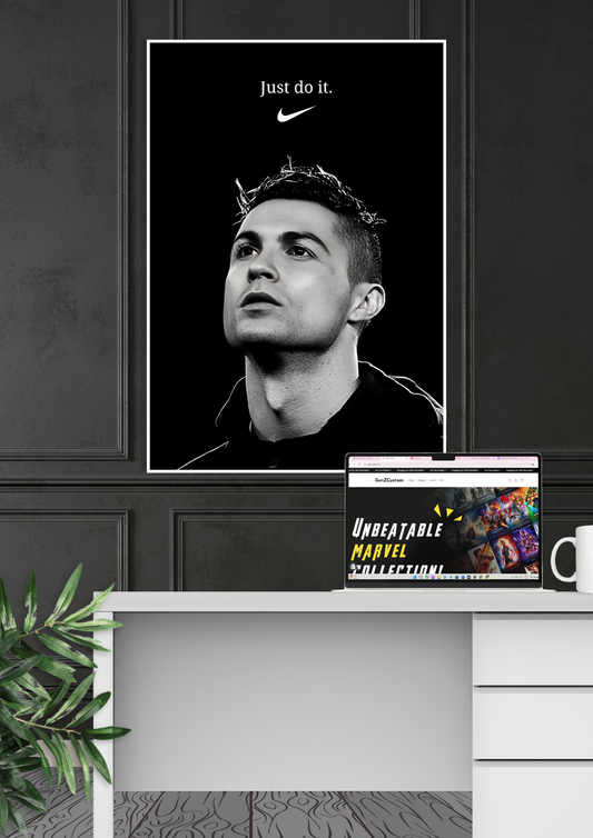 Just Do It Ronaldo Wall Poster | Football Poster