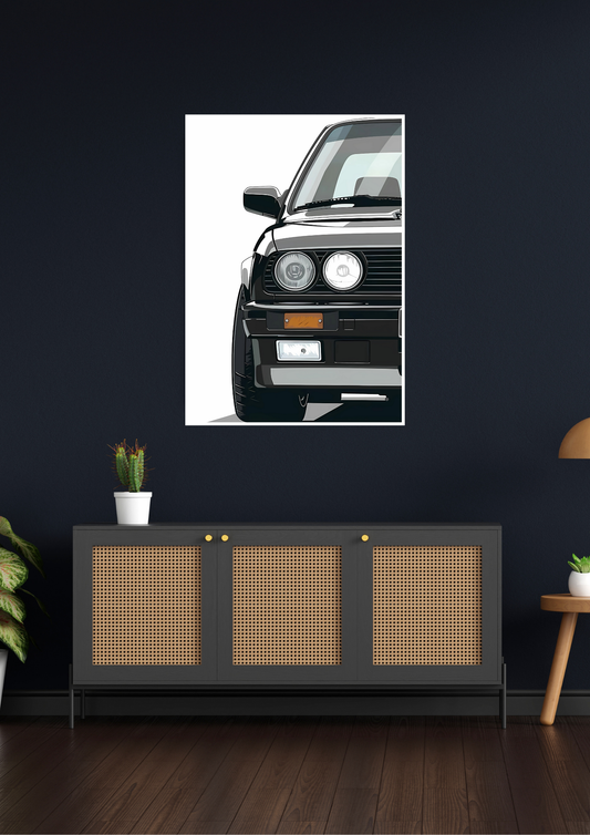 Classic BMW Car Poster | Car Poster GenZCustom