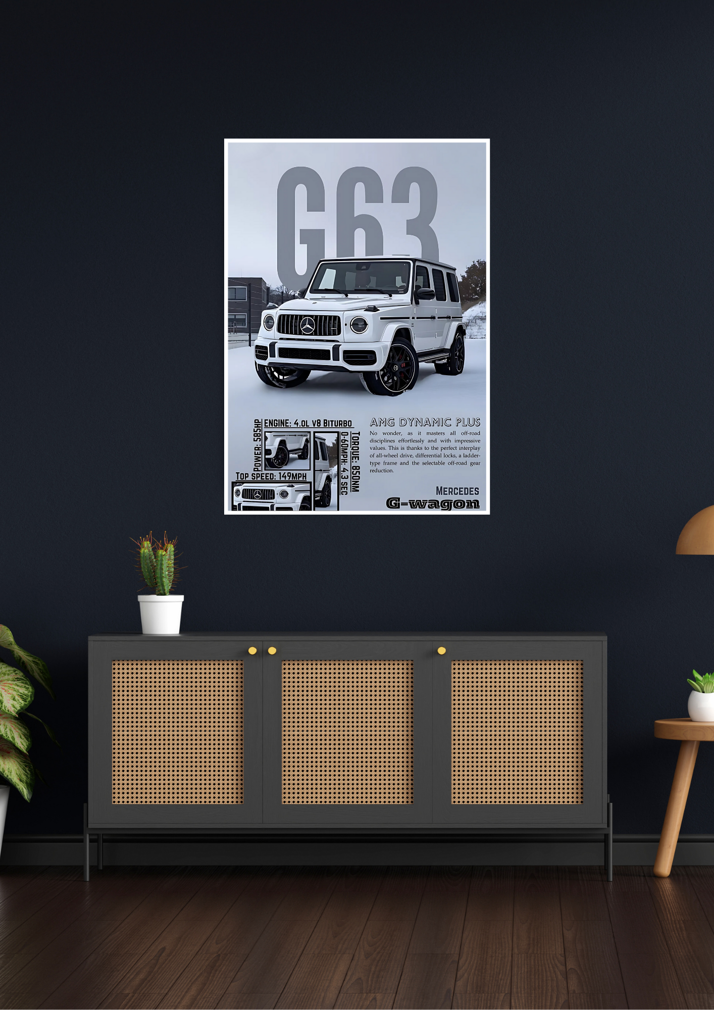 AMG G63 Car Poster | Wall Posters GenZCustom
