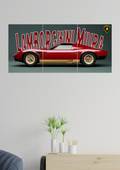 Lamborghini Miura #2 Split Poster | Split Design Poster | Pack Of 3