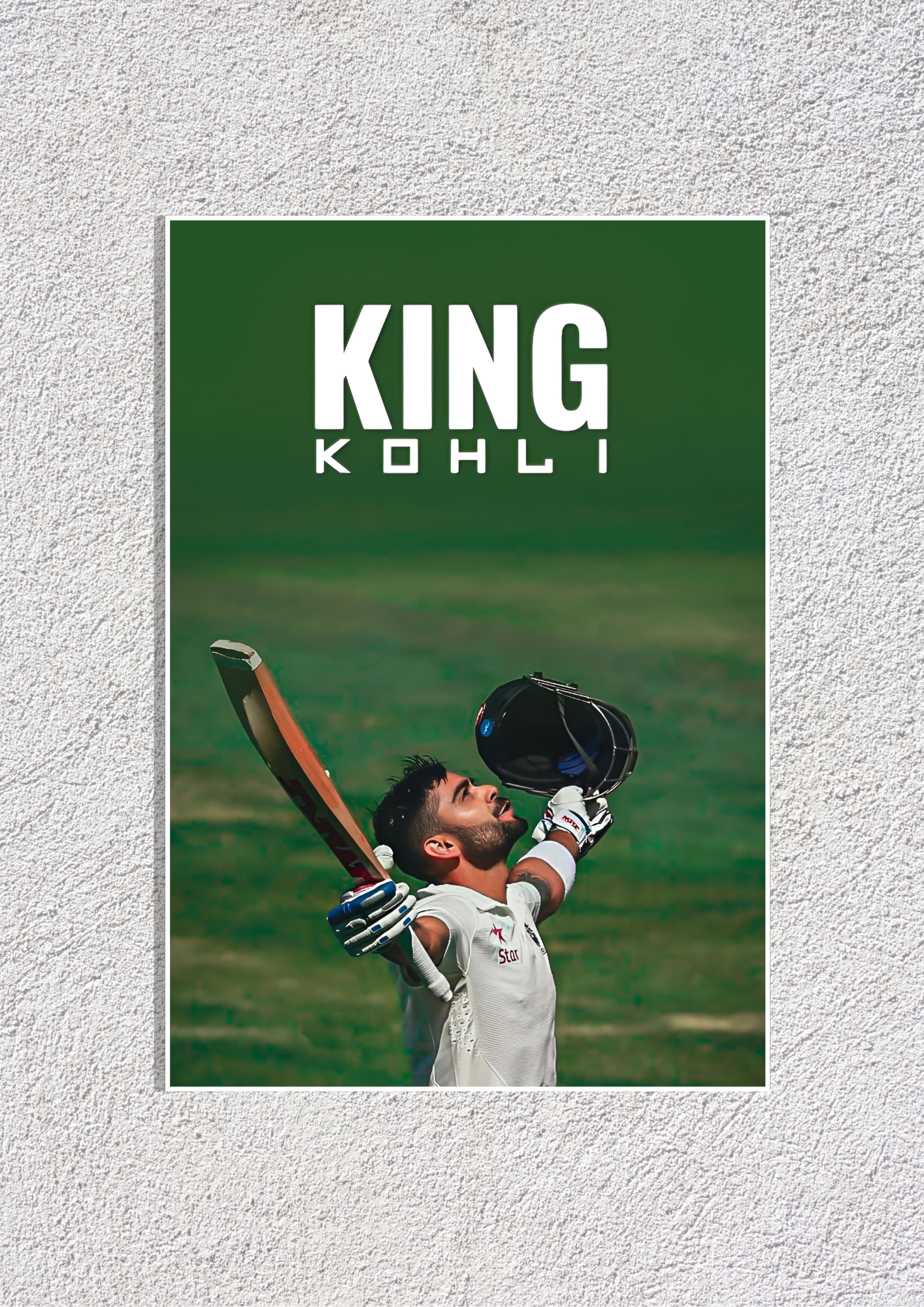 Virat Kohli Victory Poster | Cricket Posters GenZCustom