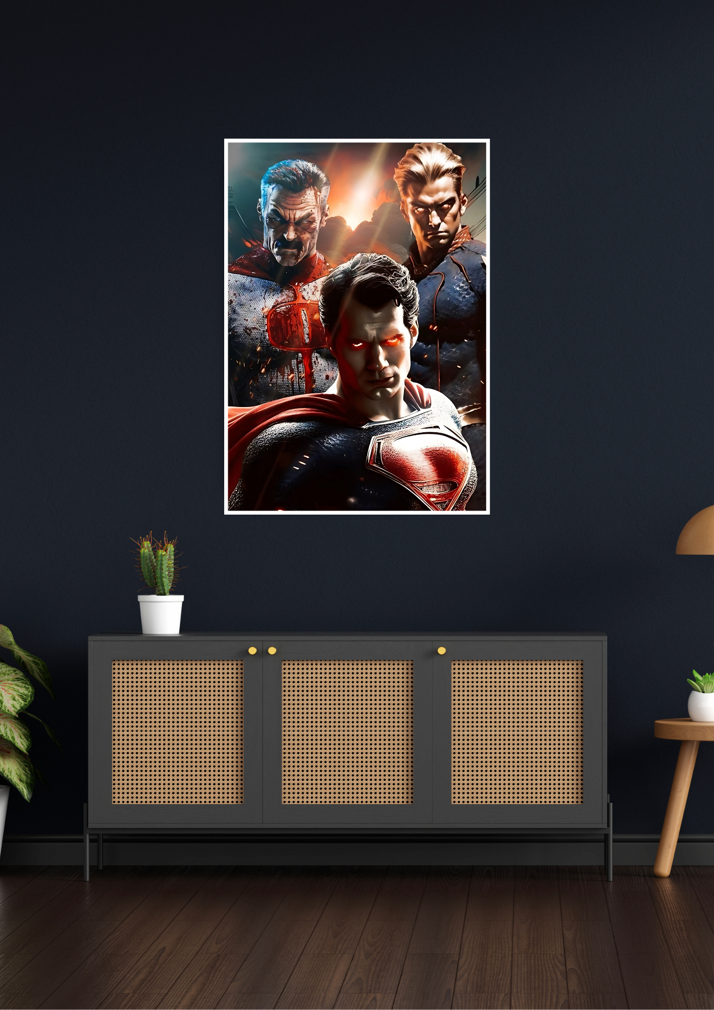 Omniman & Homelander With Superman | DC Universe Posters GenZCustom