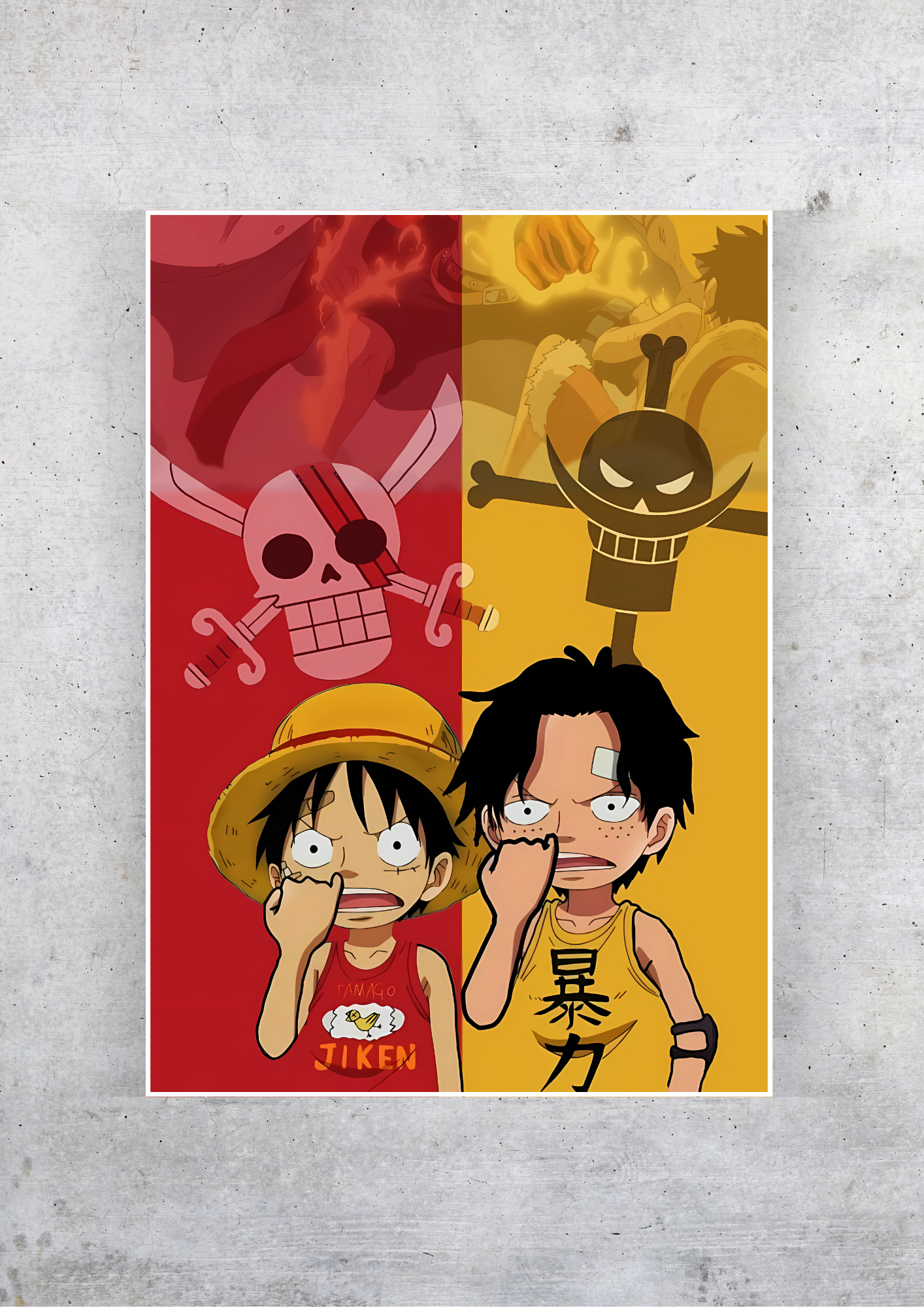 Luffy x Ace Poster | Anime Posters GenZCustom