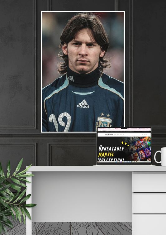 Young Messi Poster | Football Poster
