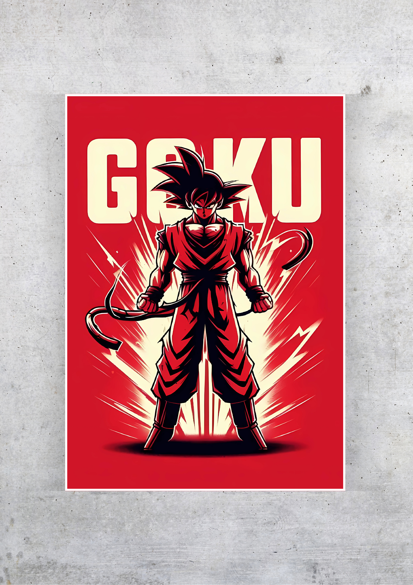 Dragon Ball Z Goku Poster | Anime Posters GenZCustom