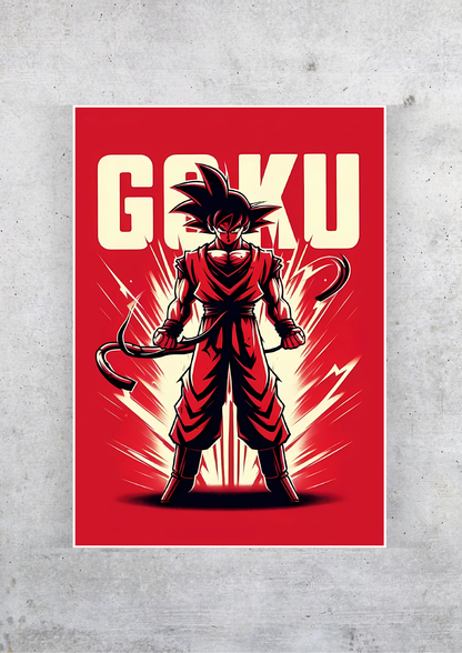 Dragon Ball Z Goku Poster | Anime Posters GenZCustom