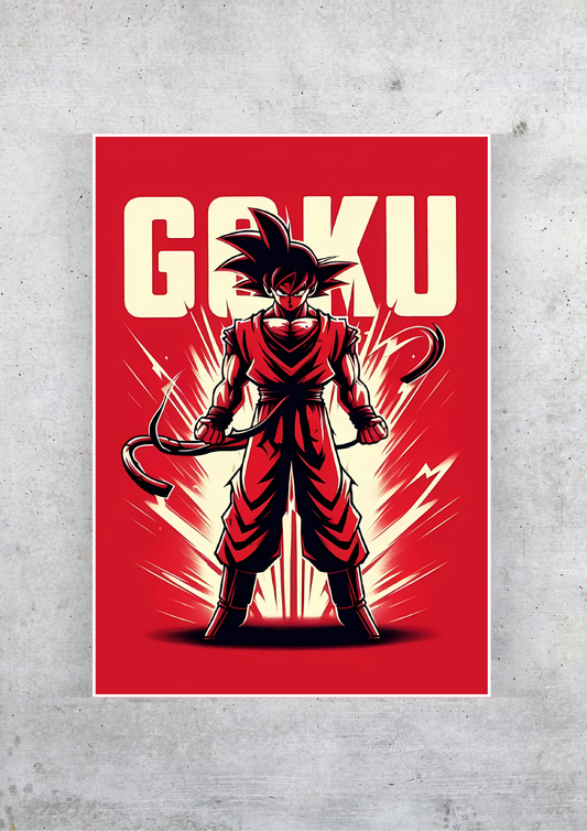 Dragon Ball Z Goku Poster | Anime Posters GenZCustom