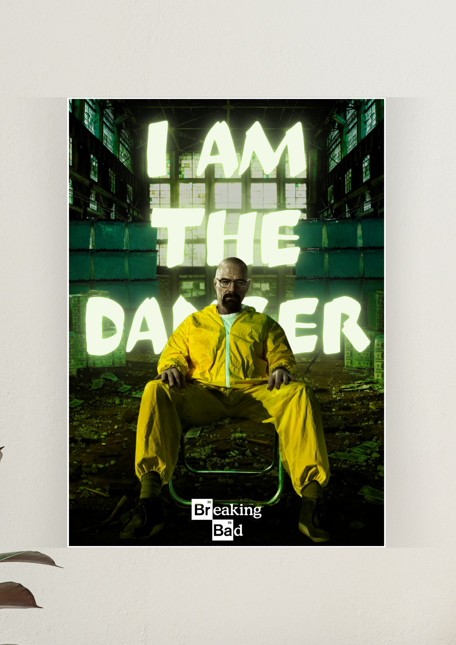 I am The Danger x Walter White Poster | Web Series Poster