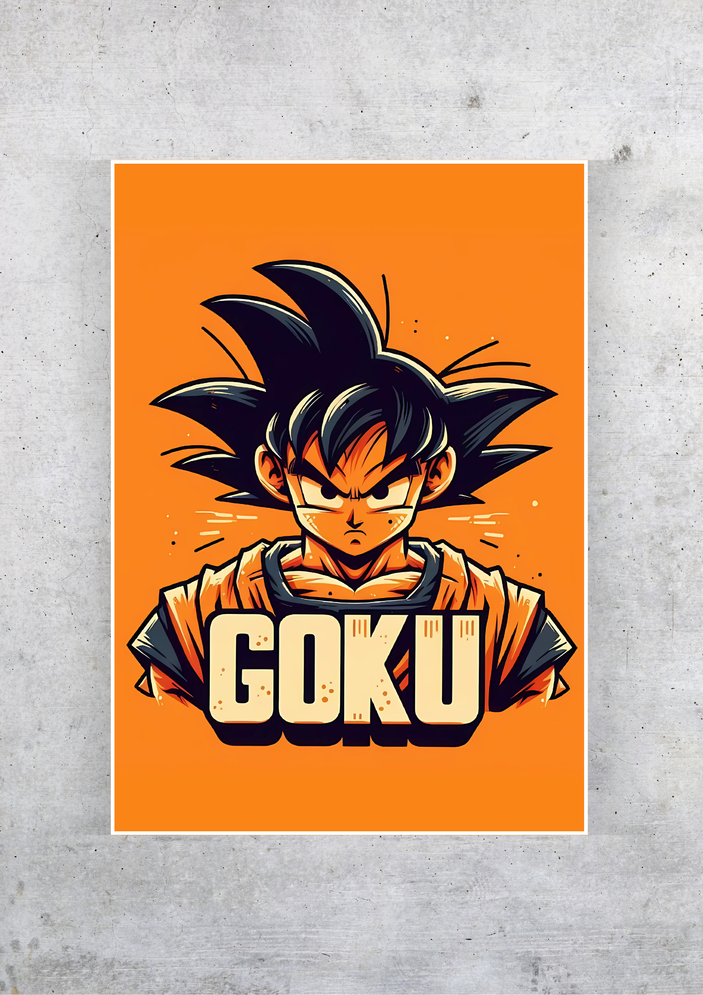 Angry Goku Poster | Anime Posters GenZCustom