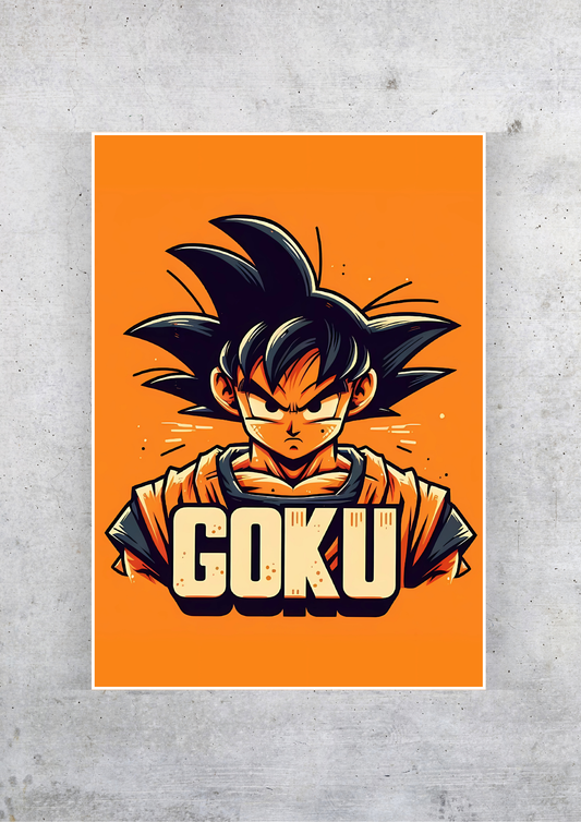 Angry Goku Poster | Anime Posters GenZCustom