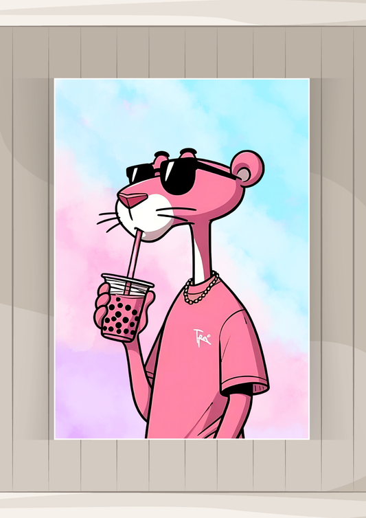 Pink Panther Poster | Cartoon Posters GenZCustom