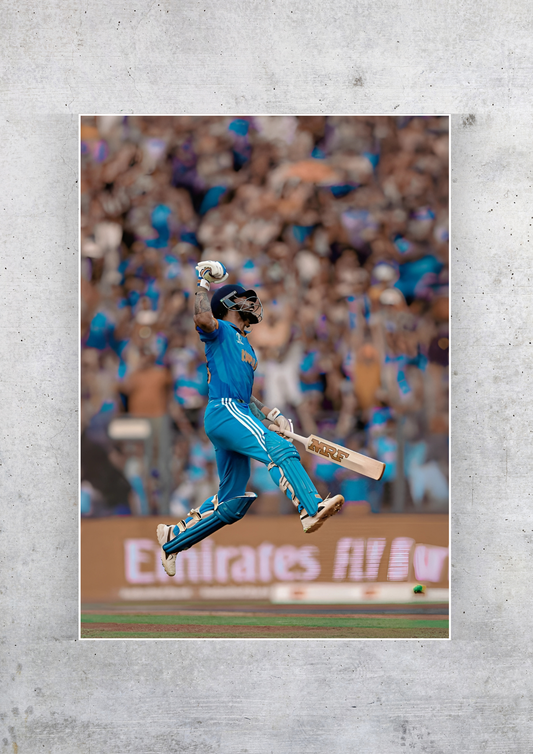 Virat Kohli 50th Century Poster | Cricket Posters GenZCustom