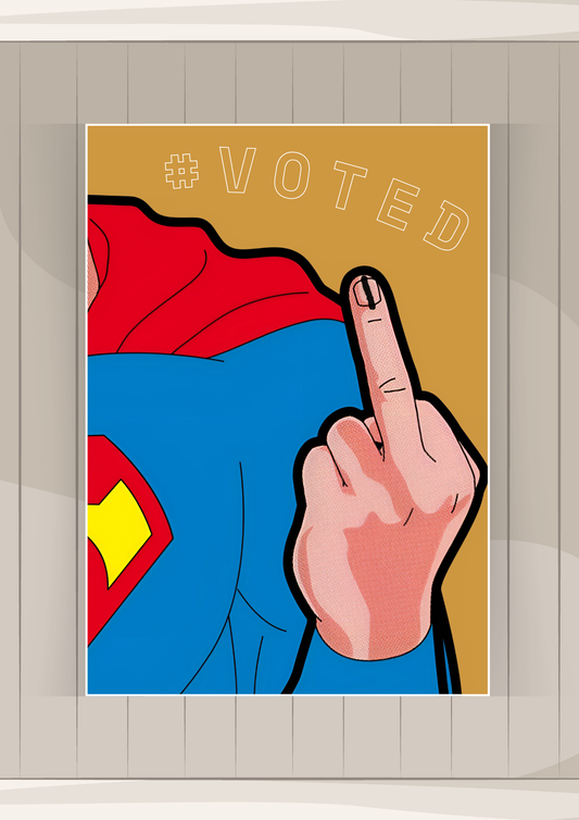 Superman Voted Poster GenZCustom