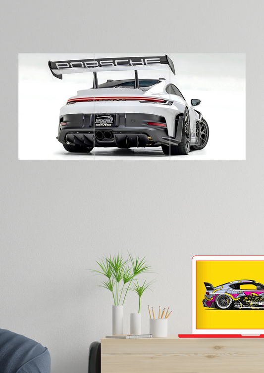911 GT3 Poster | Split Design Poster | Pack Of 3 GenZCustom