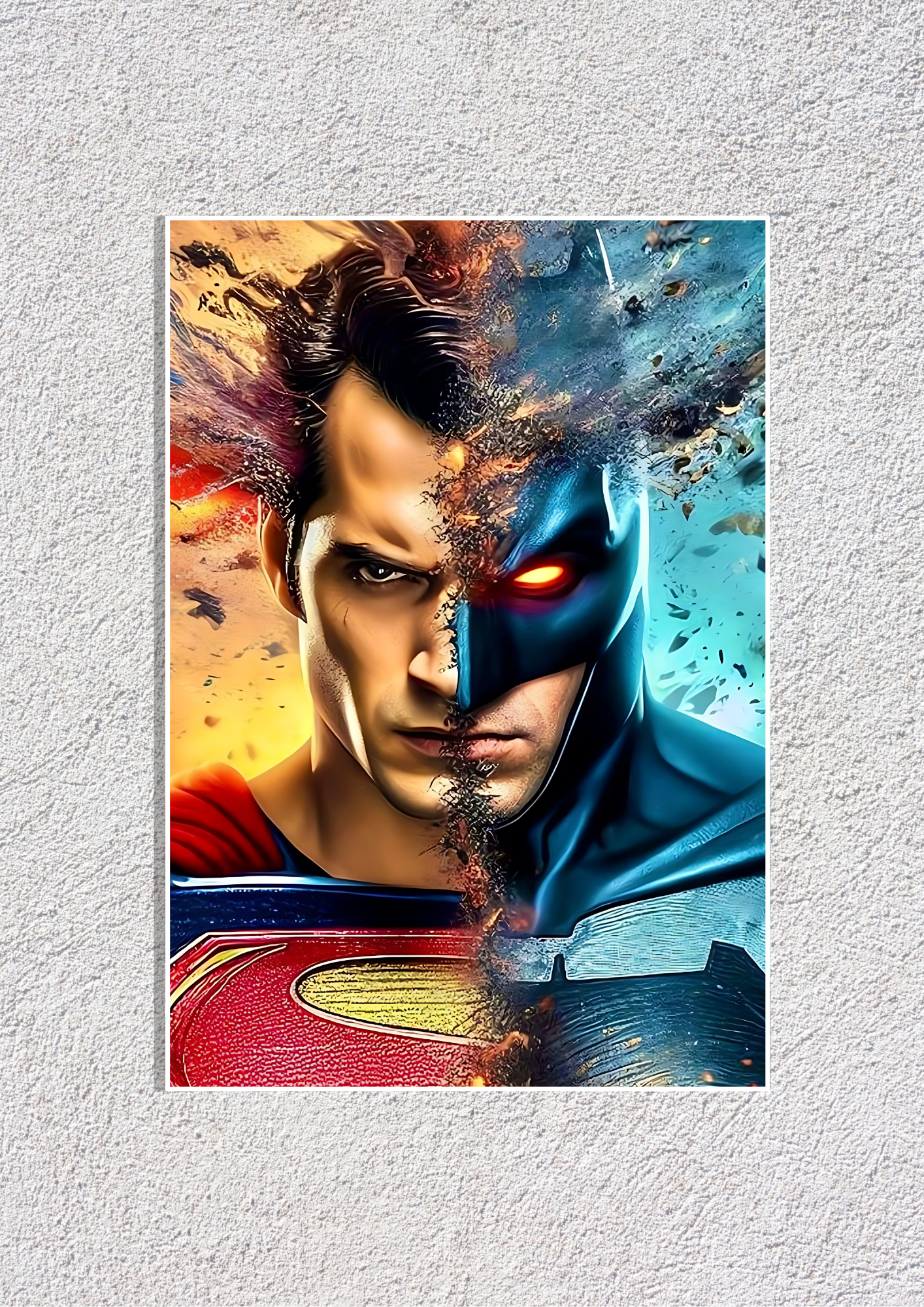 Superman VS Batman Poster | DC Universe Posters GenZCustom