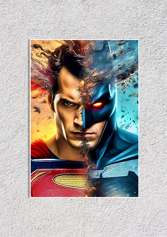 Superman VS Batman Poster | DC Universe Posters GenZCustom