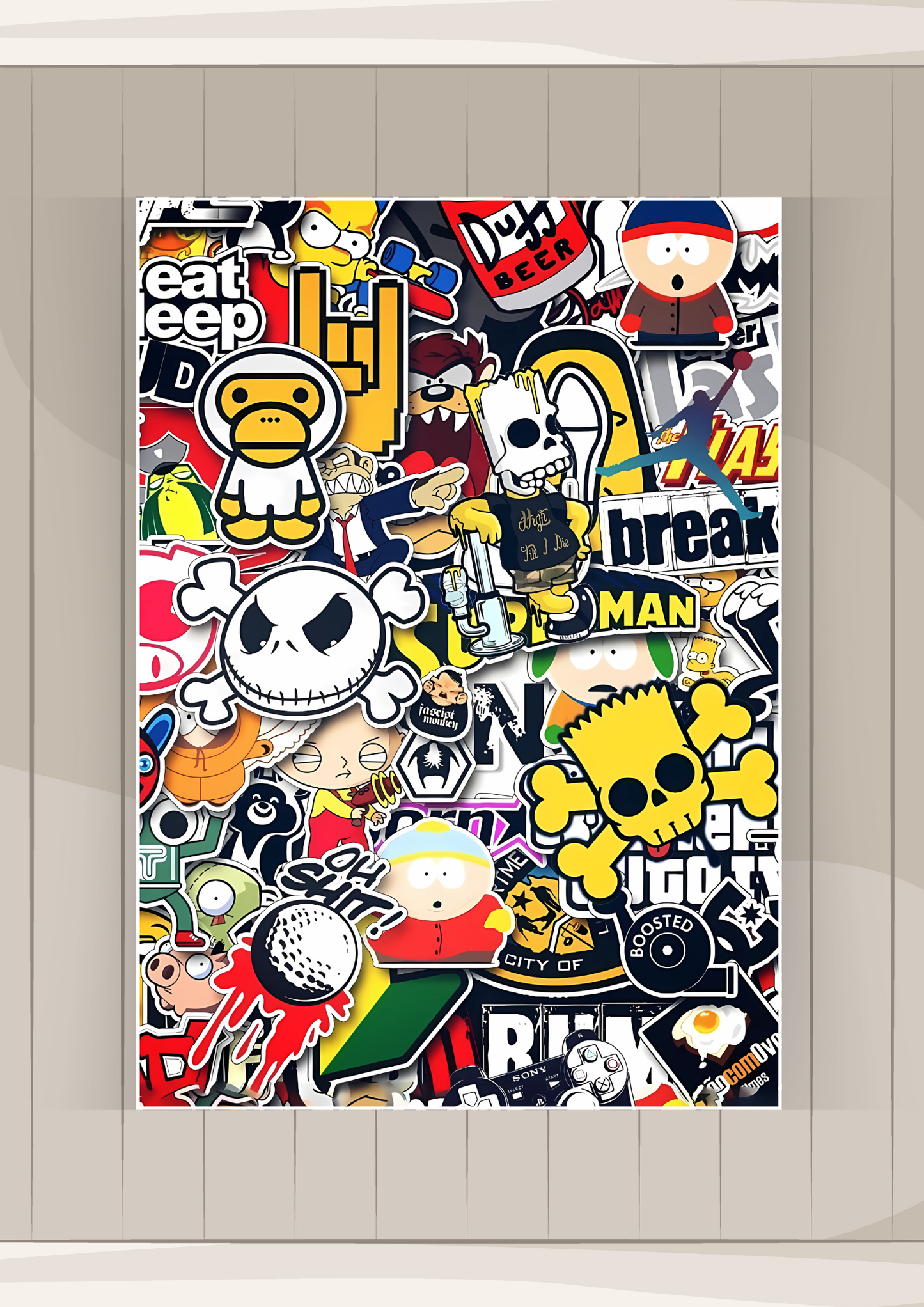 All Cartoon Theme Poster | Cartoon Posters GenZCustom