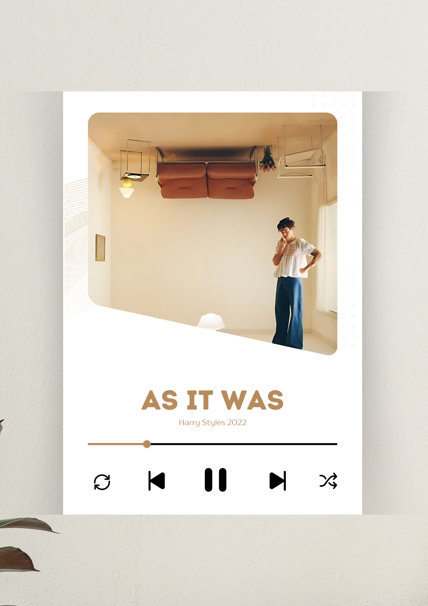 AS IT WAS Song Poster | Music Poster 