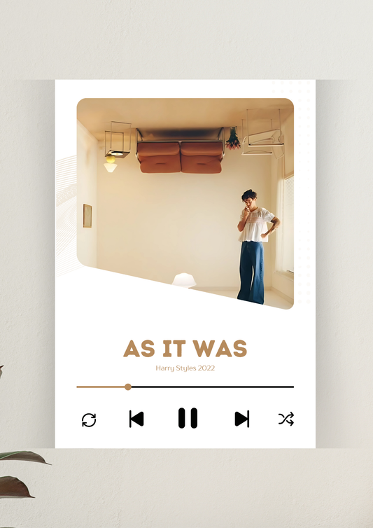 AS IT WAS Song Poster | Music Poster 