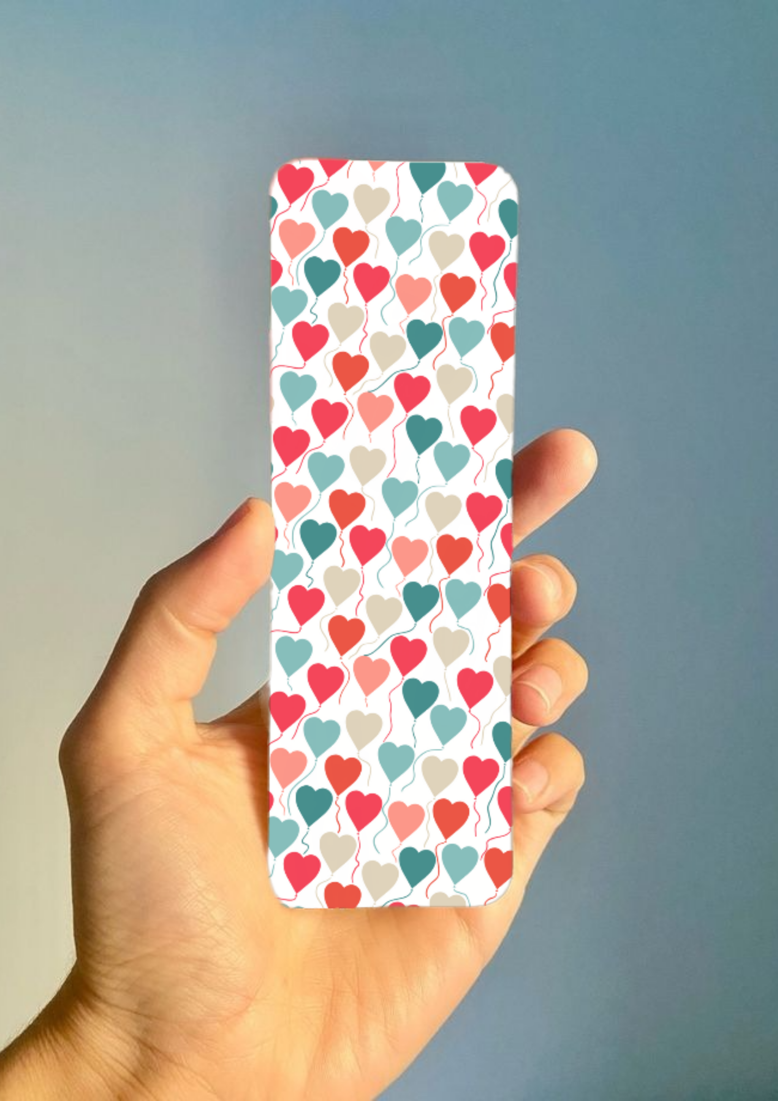 Aesthetic Colour Hearts Bookmark