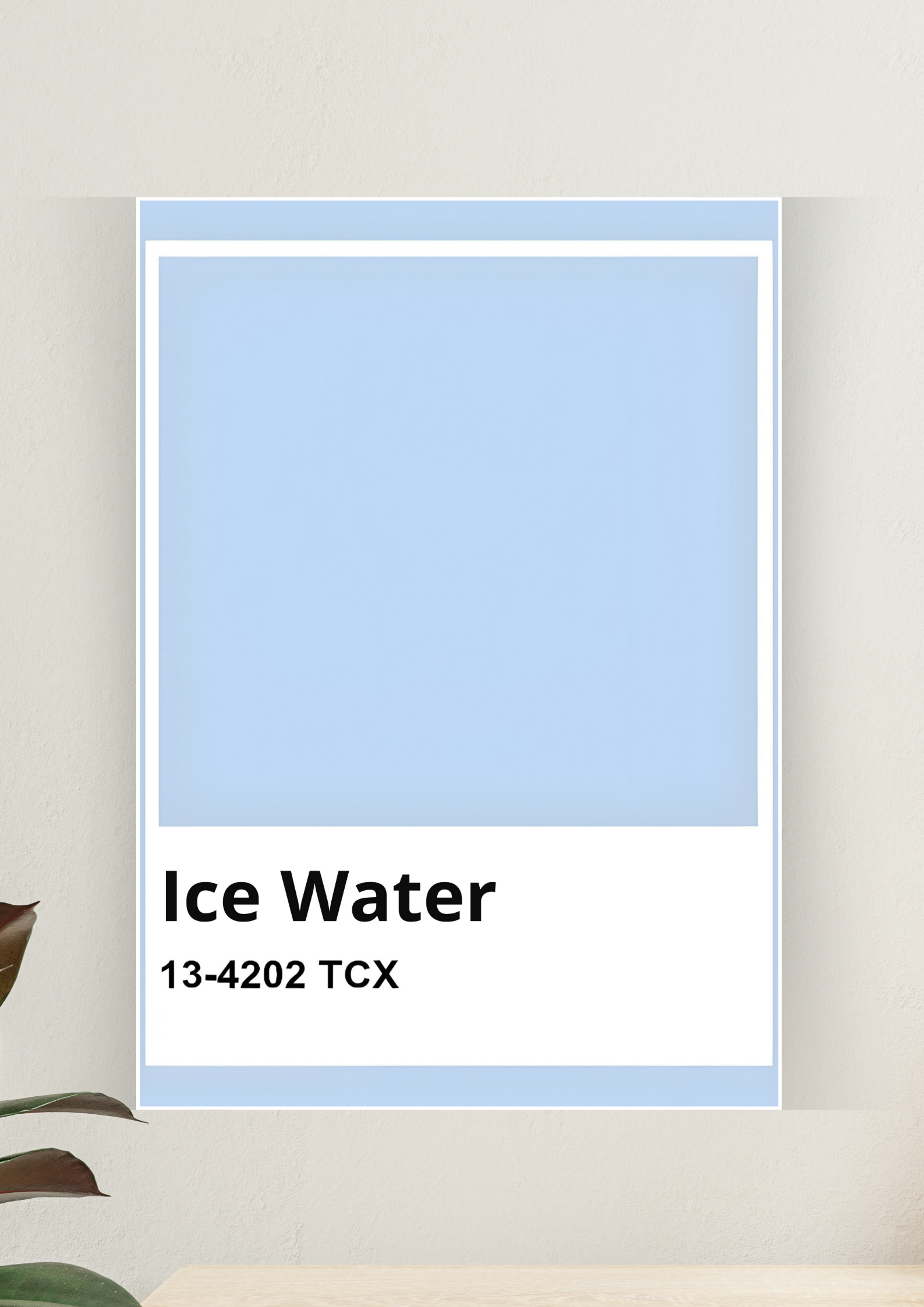 Aesthetic Poster #132 | ICE WATER | Aesthetic Wall Poster