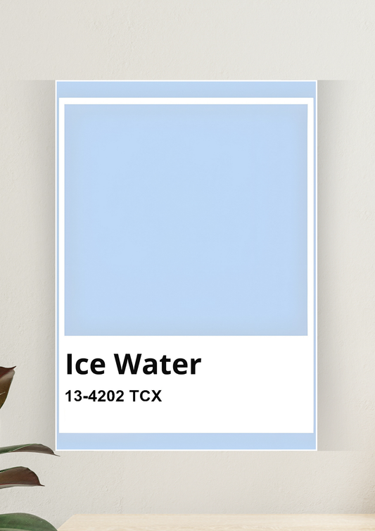 Aesthetic Poster #132 | ICE WATER | Aesthetic Wall Poster