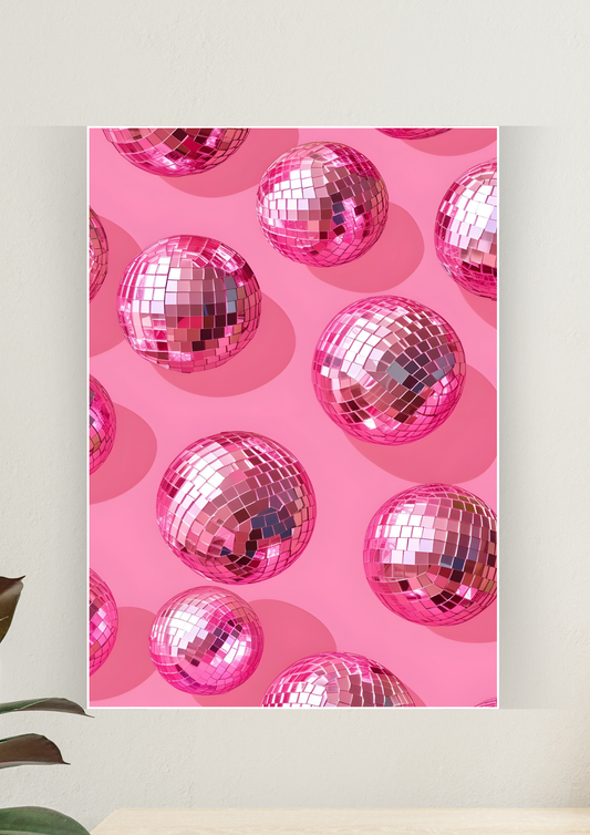 Aesthetic Poster #158 | DISCO BALLS | Aesthetic Wall Poster