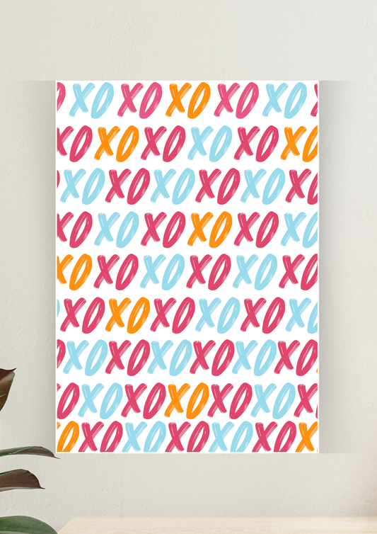 Aesthetic Poster #44 | XOXO | Aesthetic Wall Poster