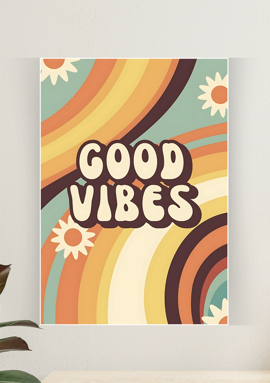 Aesthetic Poster #48 | GOOD VIBES | Aesthetic Wall Posters
