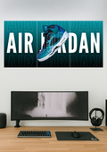 Air Jordan 5 Retro Oil Grey Women's | Set of 3 Split Design Poster